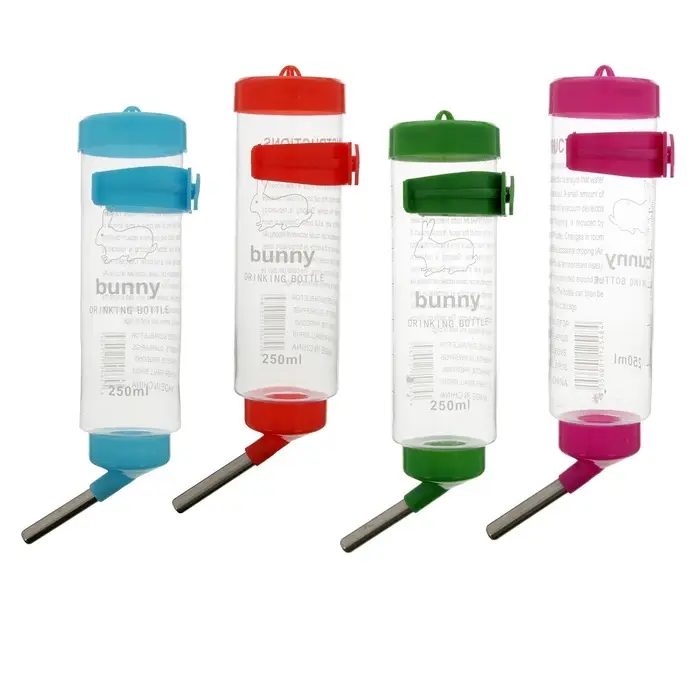 Поилка для грызунов, 250 мл, 16.5&times;5 см, цвет МИКС