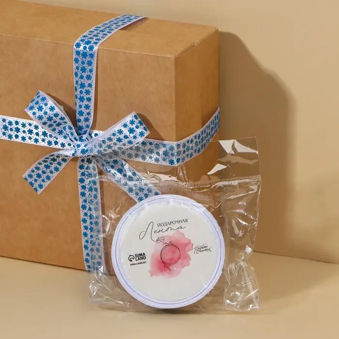 Лента атласная декоративная «Ёлочные игрушки», белая, 1.5 см × 5 м Лента атласная декоративная «Ёлочные игрушки», белая, 1.5 см × 5 м