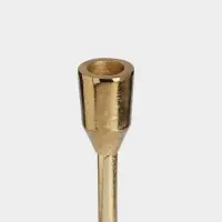 Подсвечник &laquo;Доблесть&raquo;, 8&times;8&times;30 см, золотой алюминий