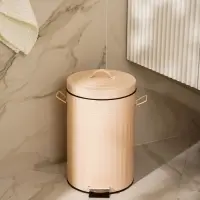 Ведро для мусора SL Home, 12 л, 27&times;32&times;43 см, бежевое