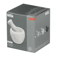 VETTA Ступка с пестиком, 10x7,5см, мрамор, 3 цвета