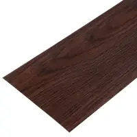 Плитка виниловая самоклеящаяся 91х15 см, ясень темный