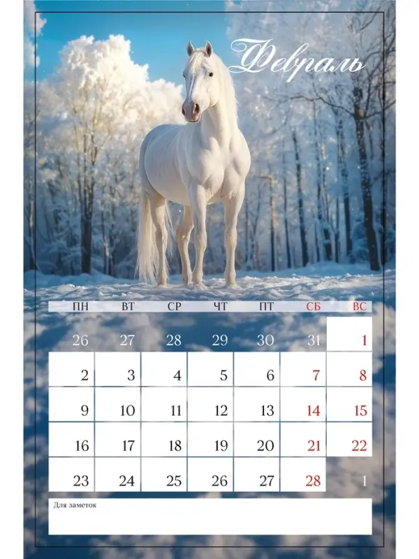 Календарь 2026 на ригеле «Тройка лошадей» Календарь 2026 на ригеле «Тройка лошадей»