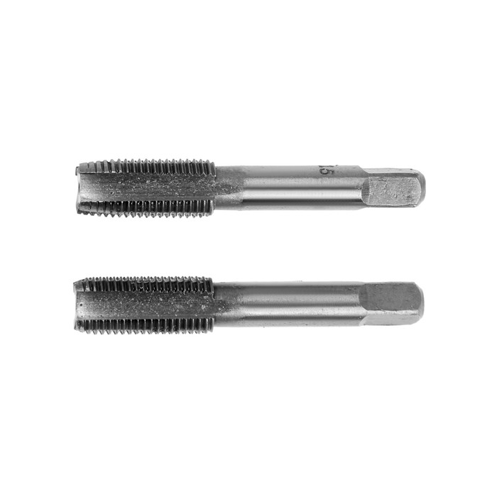 Метчики метрические ручные ТУНДРА, М14 х 1.5 мм, комплект из 2 шт. Метчики метрические ручные ТУНДРА, М14 х 1.5 мм, комплект из 2 шт.