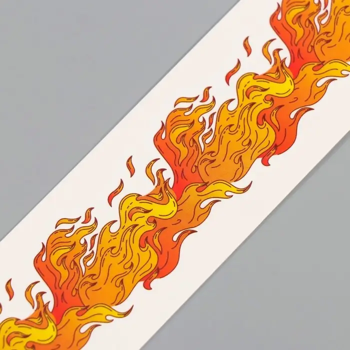 Переводная тату на тело цветная «Браслет. Огонь», 20×3 см Переводная тату на тело цветная «Браслет. Огонь», 20×3 см