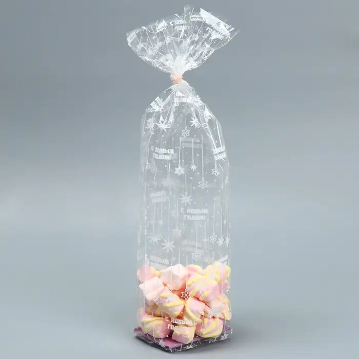 Пакет подарочный новогодний с жёстким дном «Новогодний серпантин», 6 х 8 х 30 см Пакет подарочный новогодний с жёстким дном «Новогодний серпантин», 6 х 8 х 30 см