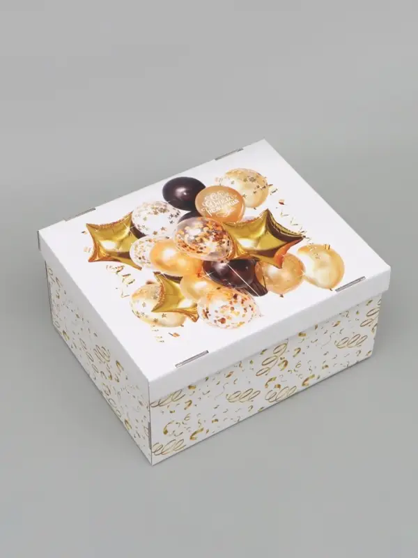 Коробка складная &laquo;Шарики&raquo;, 31 х 25,5 х 16 см