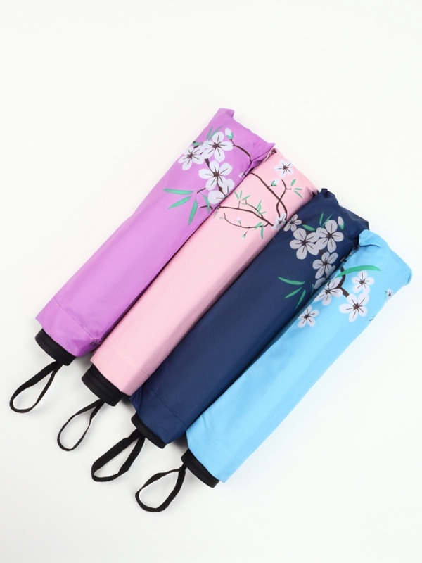 Зонт механический «Сакура», эпонж, 4 сложения, 8 спиц, R = 52/60 см, D = 120 см, цвет МИКС Зонт механический «Сакура», эпонж, 4 сложения, 8 спиц, R = 52/60 см, D = 120 см, цвет МИКС