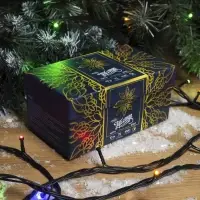 Гирлянда &laquo;Нить&raquo; 10 м, IP44, УМС, тёмная нить, 72 SMD-LED, свечение мульти, 220 В