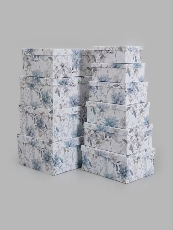 Коробки подарочные, 10 в 1, 37.5&times;29&times;17 - 19&times;13&times;7.5 см
