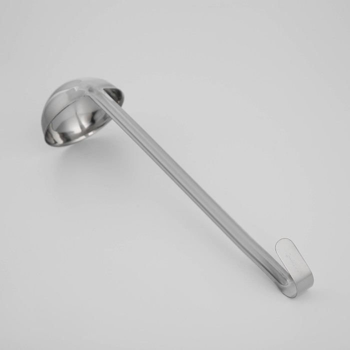 Половник, 200 мл, длина ручки 32 см, цельнотянутый Половник, 200 мл, длина ручки 32 см, цельнотянутый