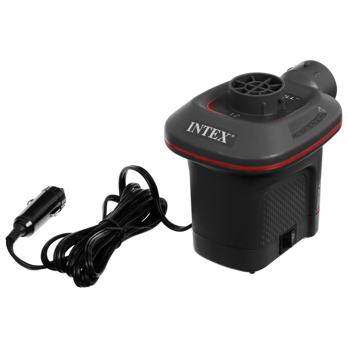 Насос электрический, 3 насадки, 110-120V, автомобильный, 66636 INTEX Насос электрический, 3 насадки, 110-120V, автомобильный, 66636 INTEX