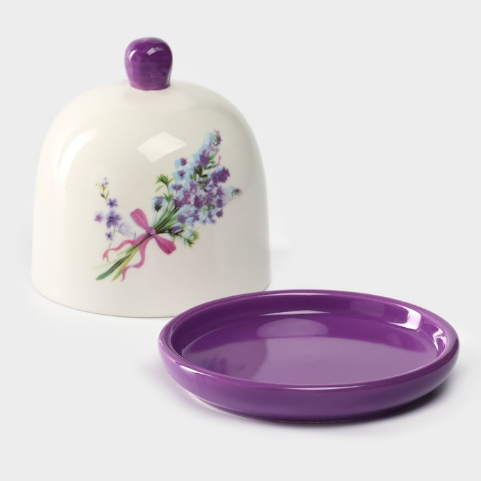 Лимонница Доляна «Лаванда», 9×9 см, цвет белый Лимонница Доляна «Лаванда», 9×9 см, цвет белый