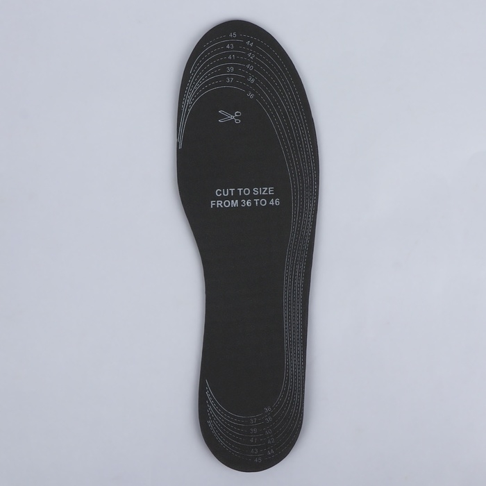Стельки для обуви, универсальные, с массажным эффектом, р-р RU до 48 (р-р Пр-ля до 46), 30 см, пара, цвет серый Стельки для обуви, универсальные, с массажным эффектом, р-р RU до 48 (р-р Пр-ля до 46), 30 см, пара, цвет серый