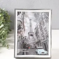 Фоторамка пластик 15х20 см "Данте" чёрный состаренный 20,8х15,8х2,5 см