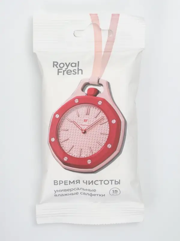 Салфетки влажные универсальные Fresh Royal, 15 шт.