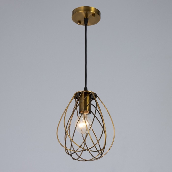 Светильник BayerLux Светильник BayerLux "Бигли" Е27 40Вт золото 18х18х20-120см