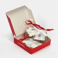 Коробка складная «С Новым годом!», 14 х 14 х 3.5 см