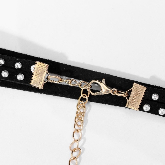 Чокер «Ассорти» плетение, (набор 5 шт.), цвет чёрно-синий, L=30,5 см Чокер «Ассорти» плетение, (набор 5 шт.), цвет чёрно-синий, L=30,5 см