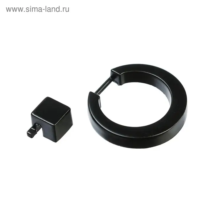 Ручка-кнопка ТУНДРА РК045BL, черная