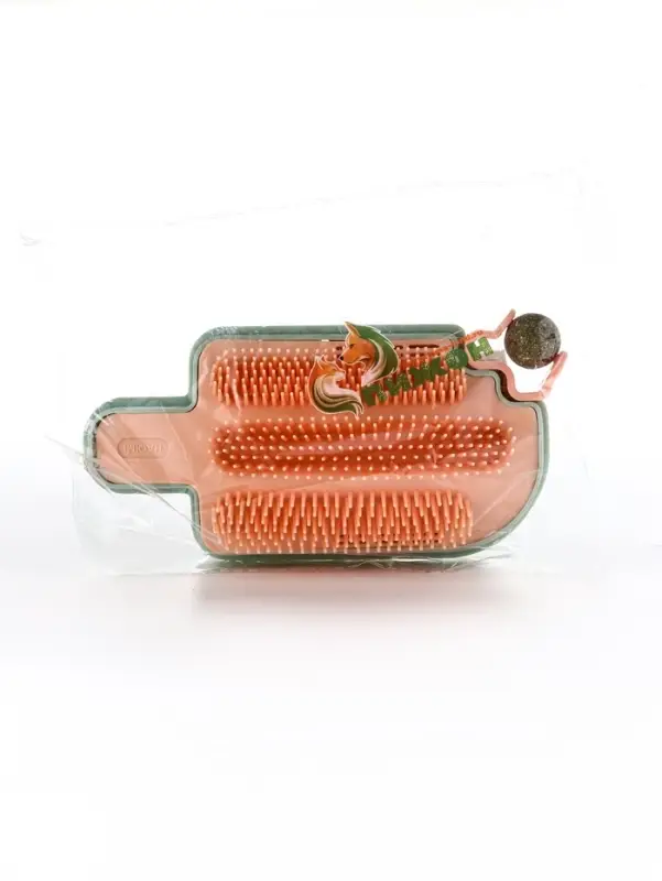 Игрушка-чесалка для кошек с кошачьей мятой 16 см, розовая Игрушка-чесалка для кошек с кошачьей мятой 16 см, розовая