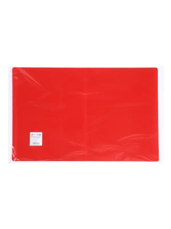 Папка с 30 вкладышами А4, 500 мкм, Calligrata, текстура &laquo;песок&raquo;, красная