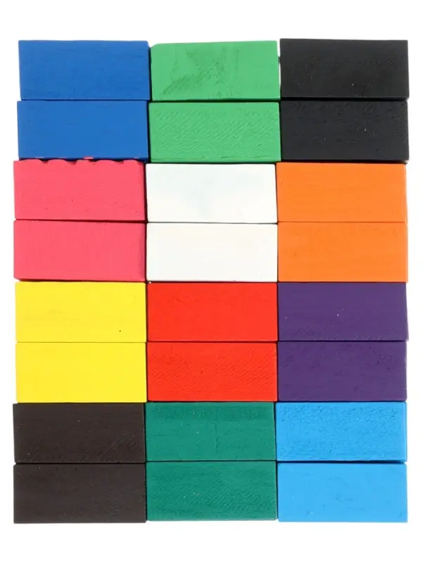 Конструктор деревянный &laquo;Кирпичики&raquo; размер плашки: 2&times;4.4&times;0.7 см