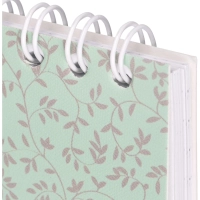 Блокнот А6,60л,точка,греб.верхн,обл.глянц.лам. Attache Fleur Мята