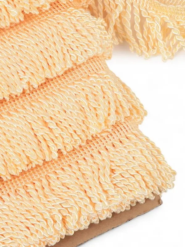 Бахрома жгут, 6,5 см, 20 м±0.5, цвет молочный Бахрома жгут, 6,5 см, 20 м±0.5, цвет молочный