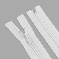 Молния &laquo;Спираль&raquo;, №5, разъёмная, замок автомат, 80 см, белая