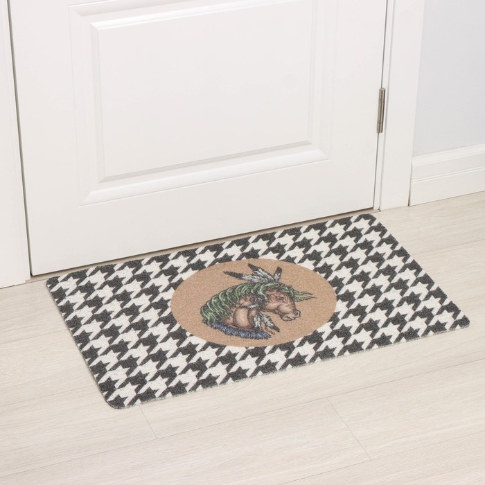 Коврик придверный Доляна «Айдахо», 48×78 см Коврик придверный Доляна «Айдахо», 48×78 см