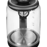 Чайник HYK-G5506 черный-серебристый, 1.7л, мощность 2200Вт