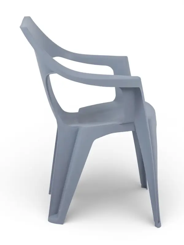 Кресло садовое Decorona DeForma, 55&times;53.5&times;78.5 см, пластиковое, цвет дымчатый кварц