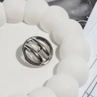 Пуговица на ножке, d=28 мм, цвет никель