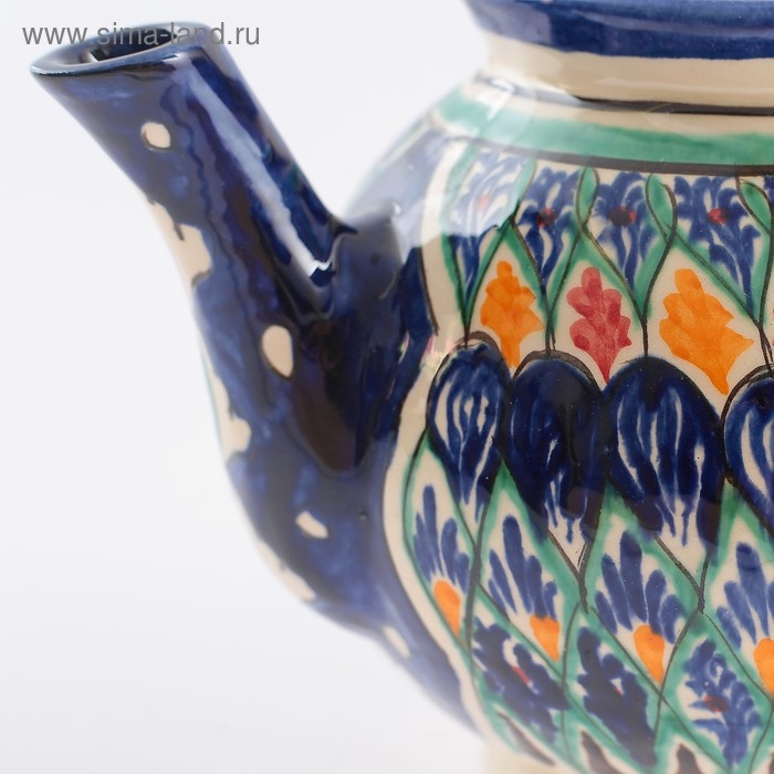 Чайник Риштанская Керамика Чайник Риштанская Керамика "Узоры", 1000 мл, микс