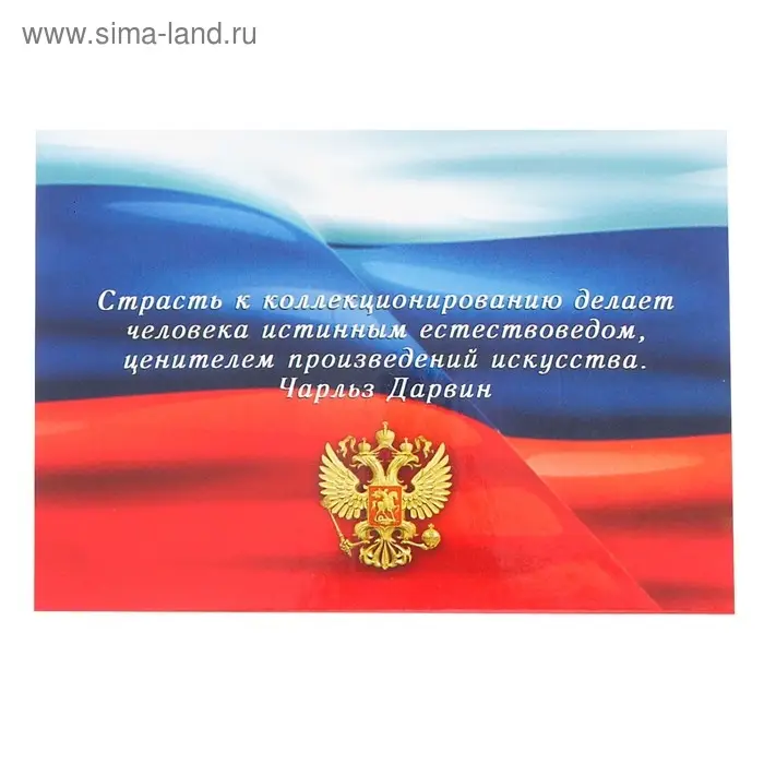 Альбом для монет "Коллекционная монета 10 рублей" планшет мини