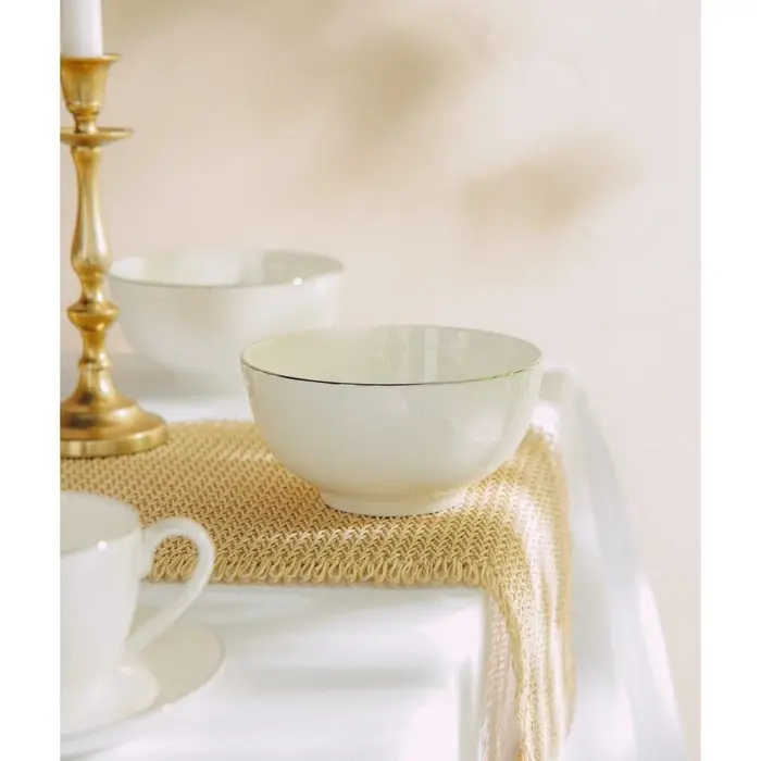 Салатники SL Home &laquo;Каскарон&raquo;, 900 мл, d=16 см, набор 2 шт., костяной фарфор, белые