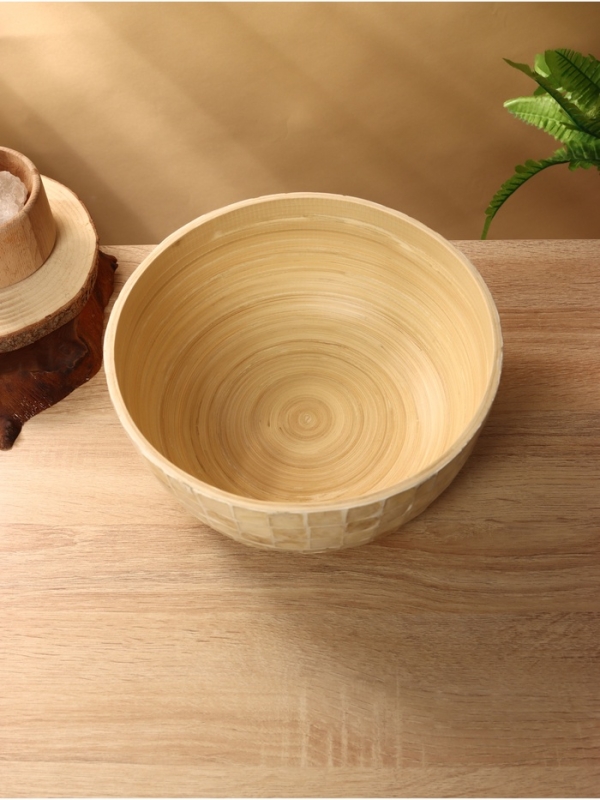 Чаша 24,5х24,5х12 см, бамбук Чаша 24,5х24,5х12 см, бамбук