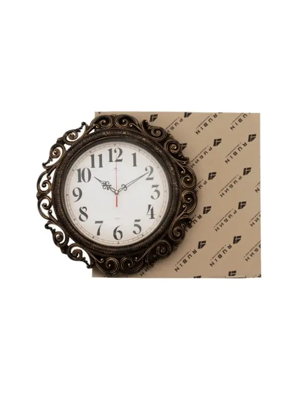 Часы настенные интерьерные &laquo;Хостон&raquo;, бесшумные, плавный ход, d=40.5 см, циферблат d=26 см