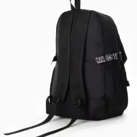 Рюкзак школьный для мальчика, с рисунком, 1 отделение, 5 карманов, 31&times;14&times;45 см, чёрный