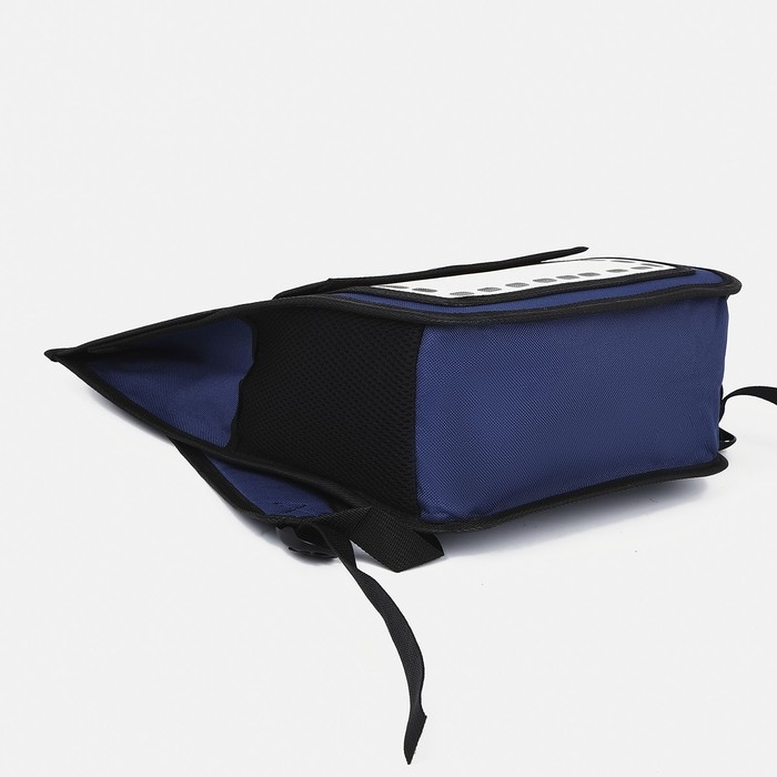 Рюкзак детский на магните, цвет синий/красный Рюкзак детский на магните, цвет синий/красный