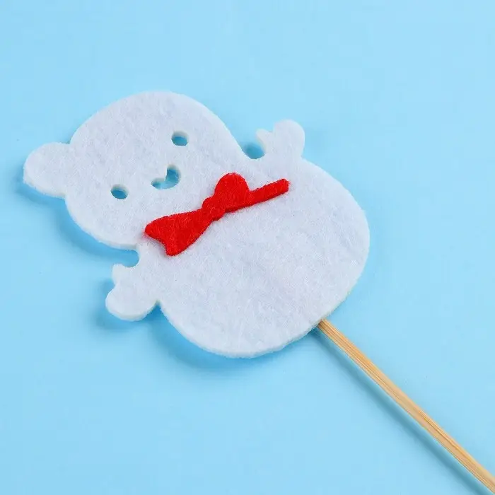 Шпажки для канапе новогодние «Снеговик», набор 3 шт. Шпажки для канапе новогодние «Снеговик», набор 3 шт.