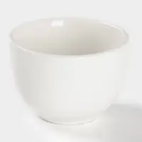 Соусник Доляна White Label, 120 мл, d=7 см, фарфор, белый