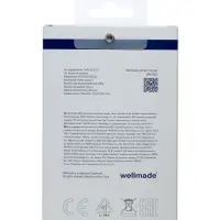 Мышь WELLMADE M03, беспроводная, оптическая, 1200 dpi, голубая