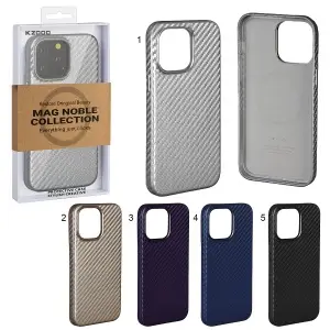 Чехол для iPhone 15 Pro Max Mag Noble Collection Carbon K-DOO