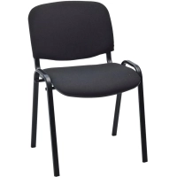 Стул FA_EChair Rio(ИЗО) черн, ткань черная С-11/ТК-1