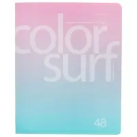 Тетрадь 48 листов, в клетку, Color Surf, МИКС