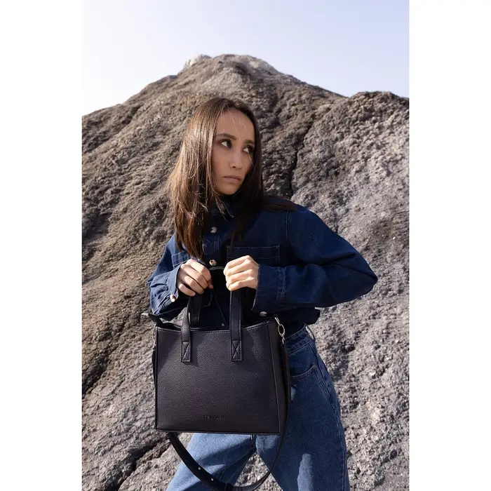 Сумка женская тоут TEXTURA на молнии, 28&times;13&times;21 см, синяя