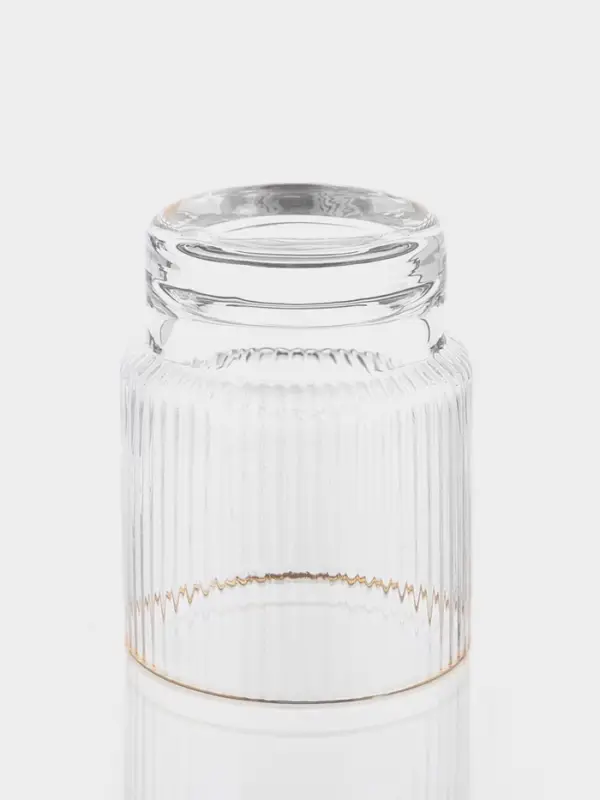 Набор стаканов Magistro &laquo;Орион&raquo;, 320 мл, 10&times;7.8 см, 6 шт., с золотой отводкой, стекло, прозрачный