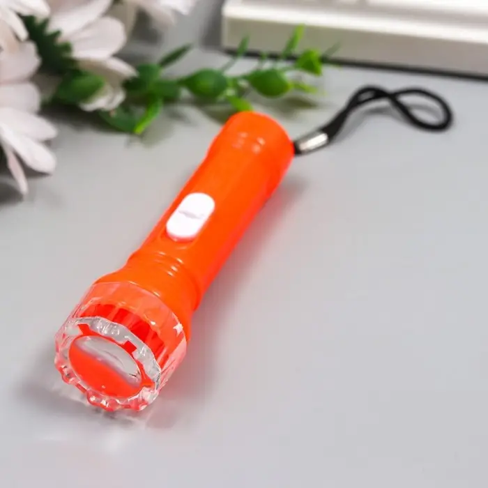 Фонарик брелок для ключей на кольце «Световой луч», 9.5×3×3 см, МИКС Фонарик брелок для ключей на кольце «Световой луч», 9.5×3×3 см, МИКС